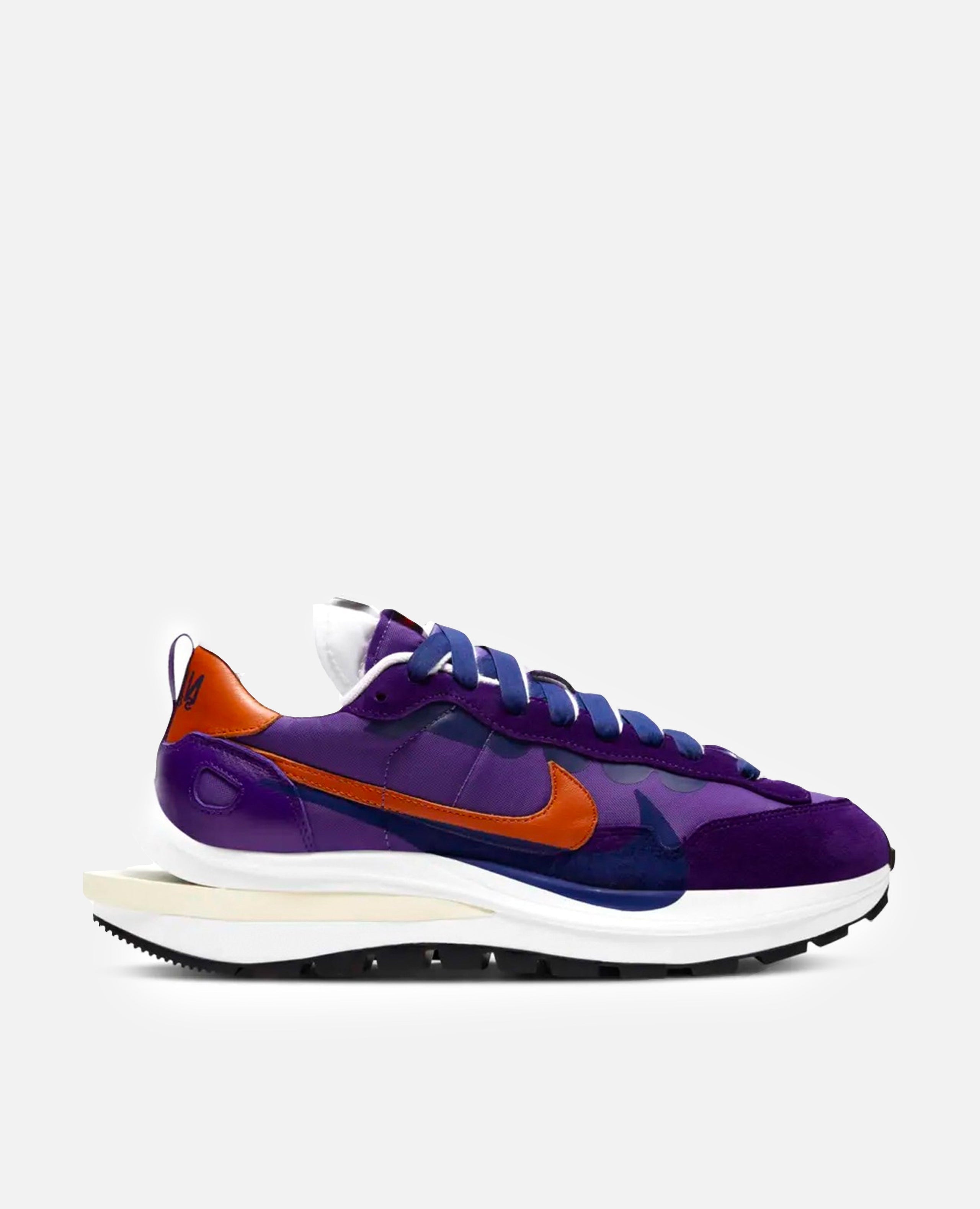 Nike X Sacai Vaporwaffle (Dark Iris/Campfire Orange-White)