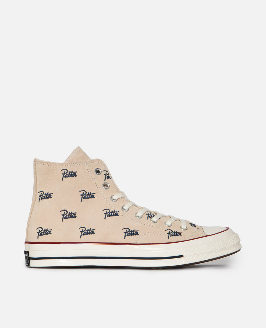 Patta x Converse Chuck 70 Hi (Natural Ivory/Insignia Blue)