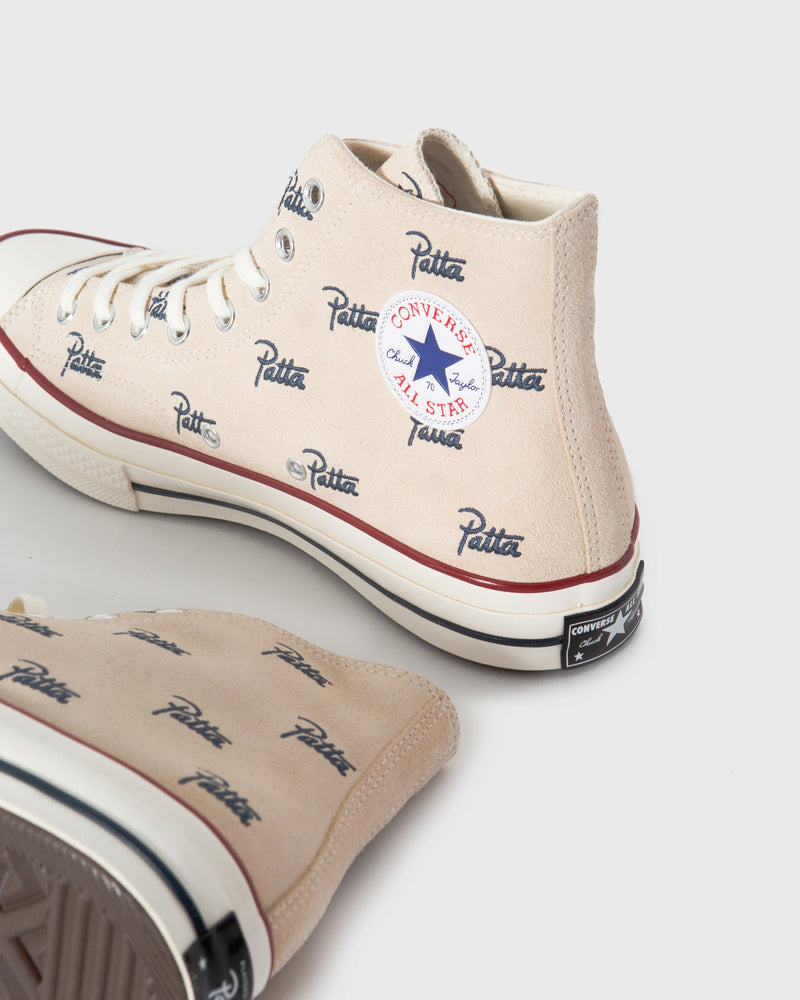 Patta x Converse Chuck 70 Hi (Natural Ivory/Insignia Blue)