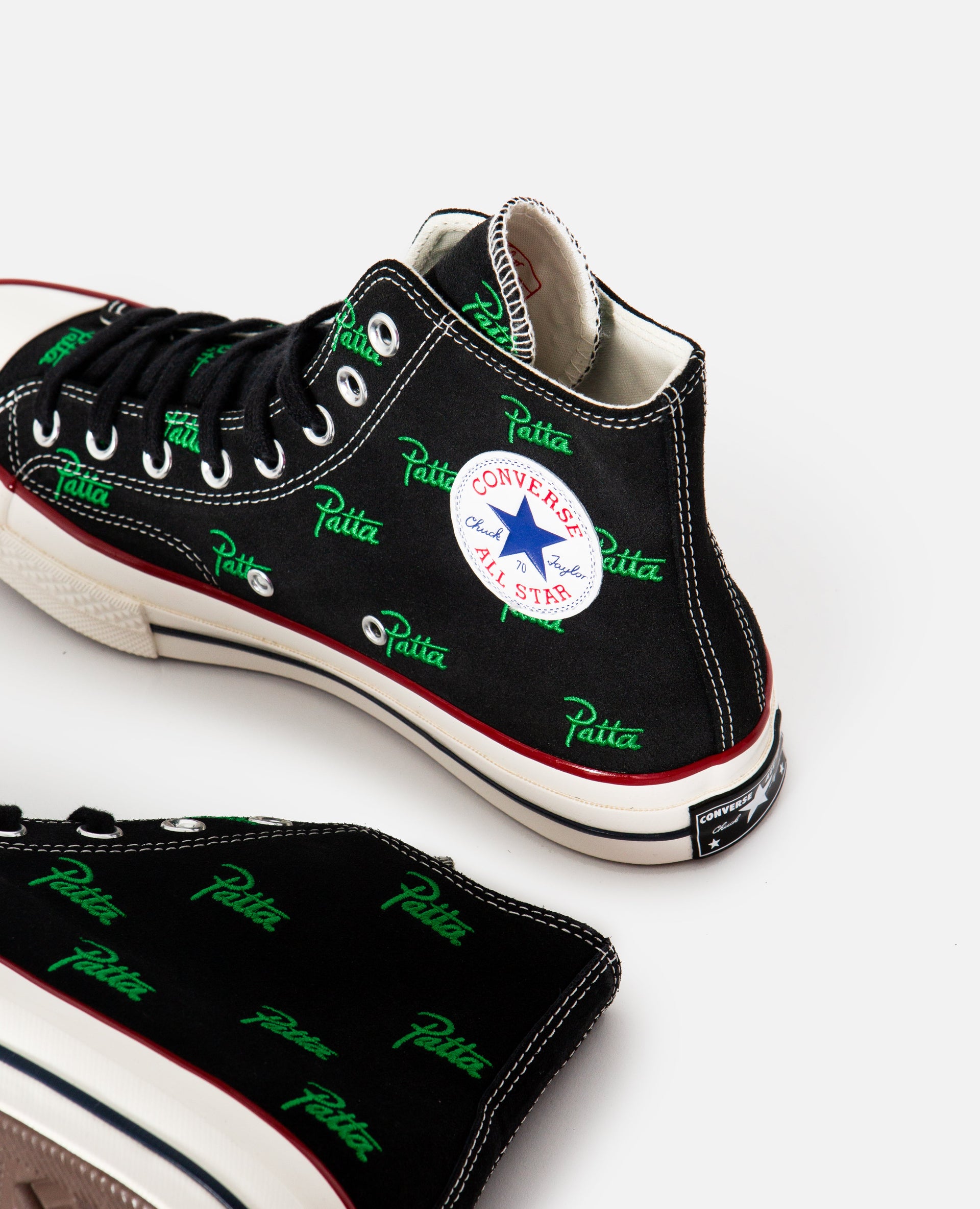 Patta x Converse Chuck 70 Hi (Black/Jolly Green)