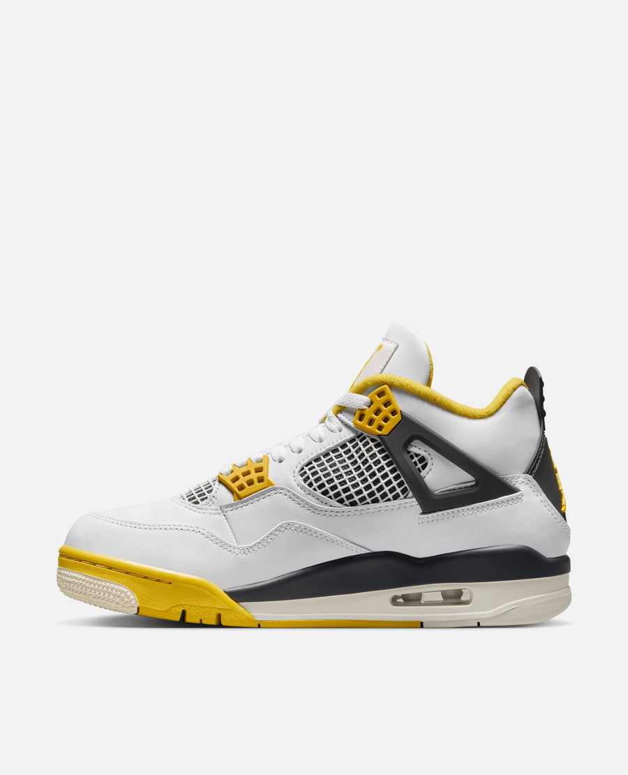 Air Jordan WMNS 4 Retro (White/Coconut/Milk-Vivid Sulfur)