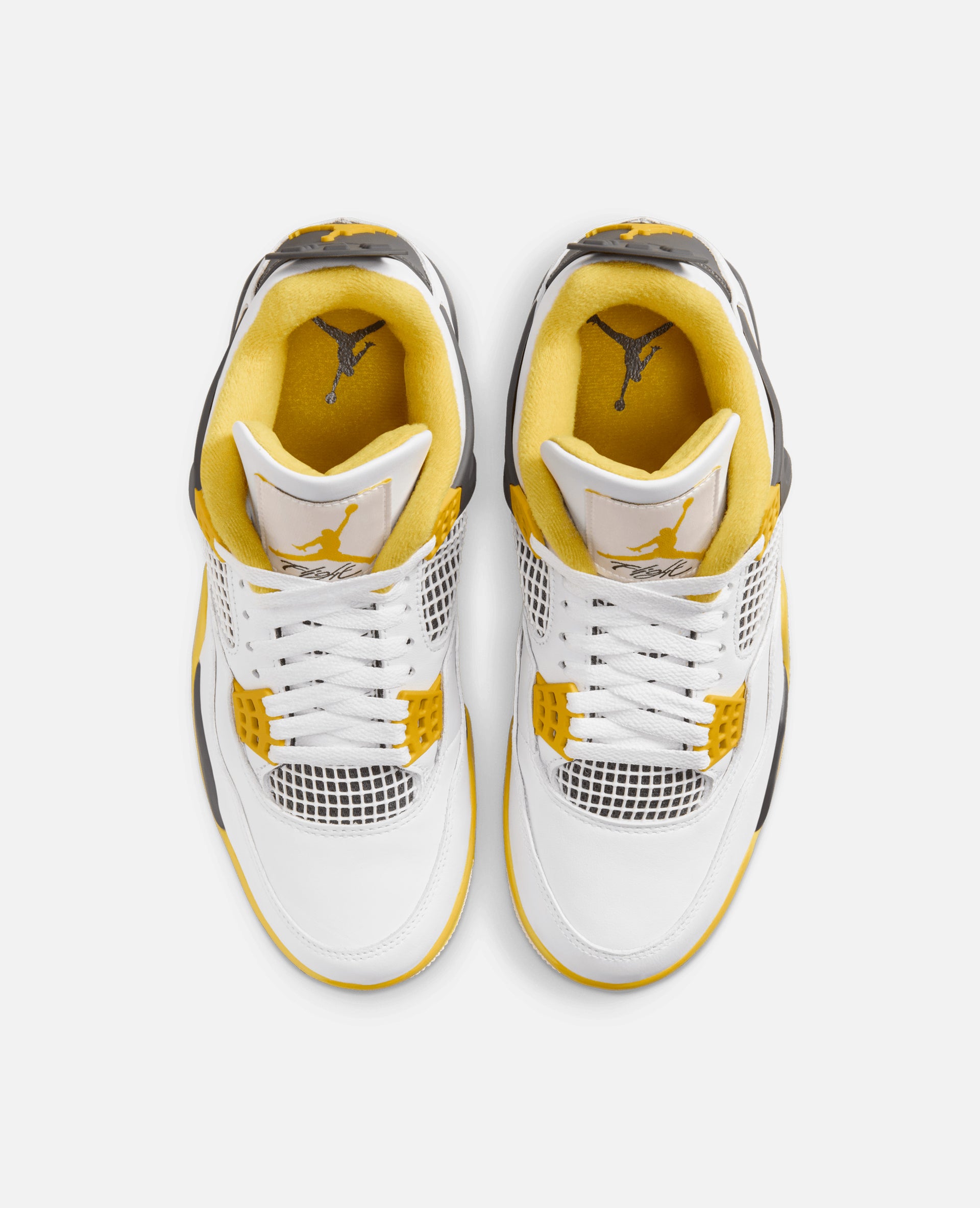 Air Jordan WMNS 4 Retro (White/Coconut/Milk-Vivid Sulfur)