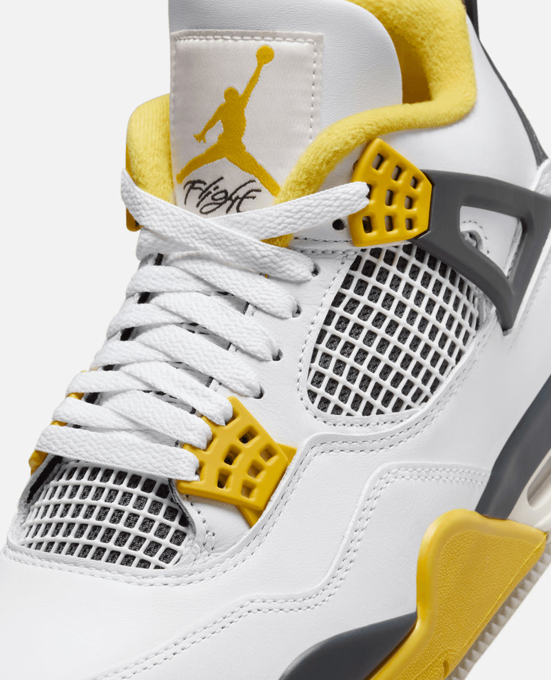 Air Jordan WMNS 4 Retro (White/Coconut/Milk-Vivid Sulfur)