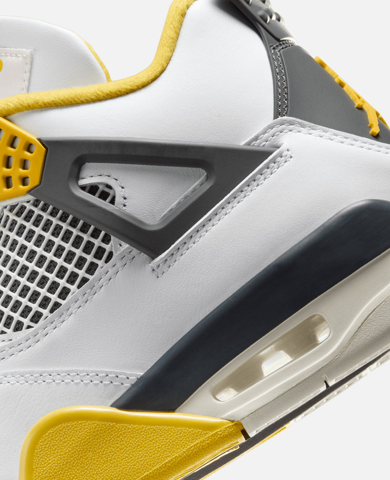 Air Jordan WMNS 4 Retro (White/Coconut/Milk-Vivid Sulfur)