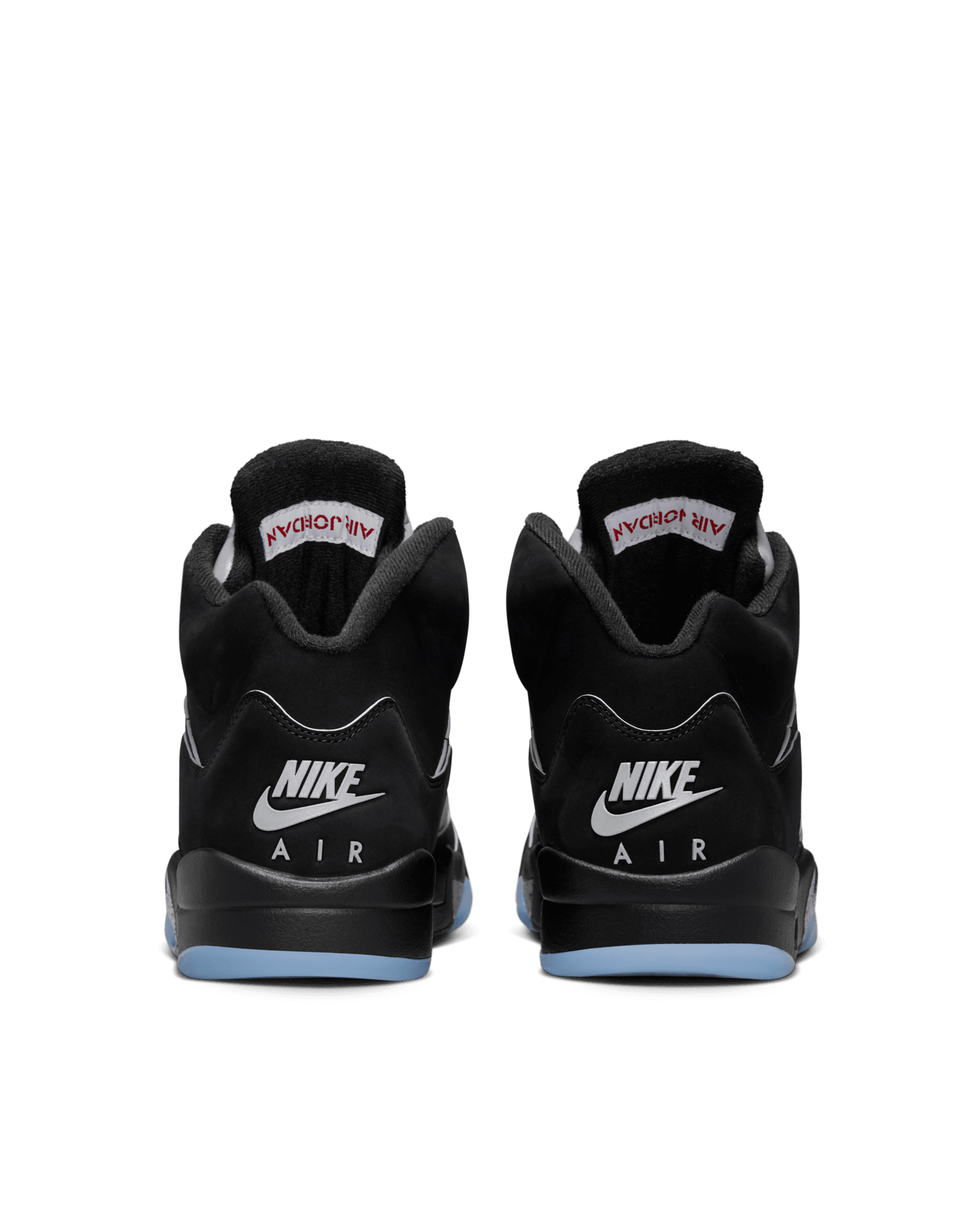 Nike Air Jordan 5 Retro OG (Black/White-Metallic Silver-Fire Red)