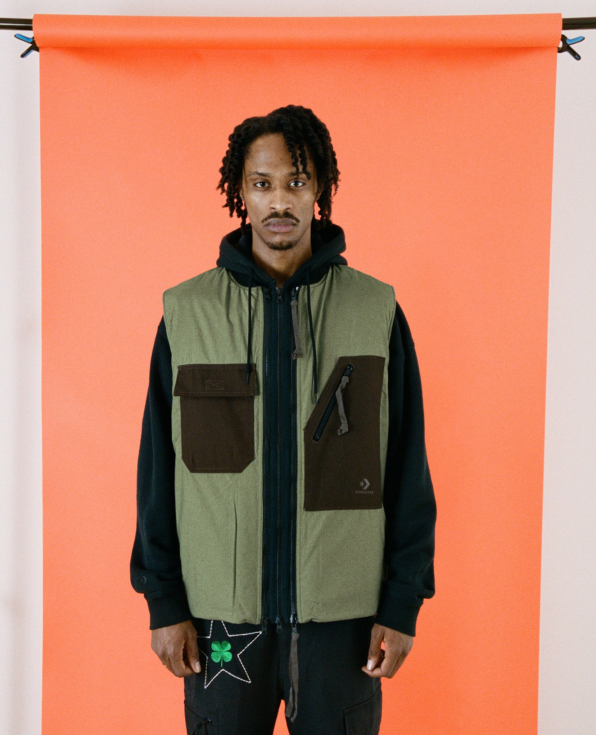 Patta x Converse 4 Leaf Clover Reversible Vest