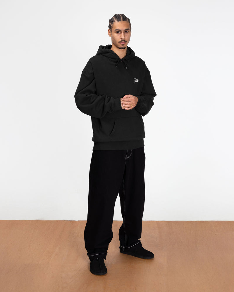 Patta Snake Heart Boxy Hooded Sweater (Black)