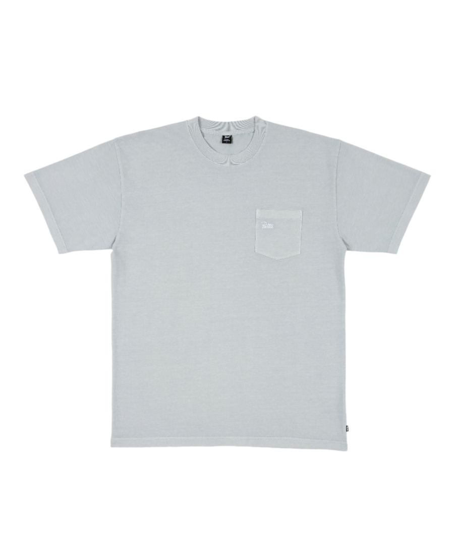 Blue Patta basic washed pocket T-Shirt with an embroidered script logo 