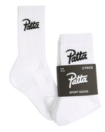 Patta Script Logo Sport Socks 2-Pack