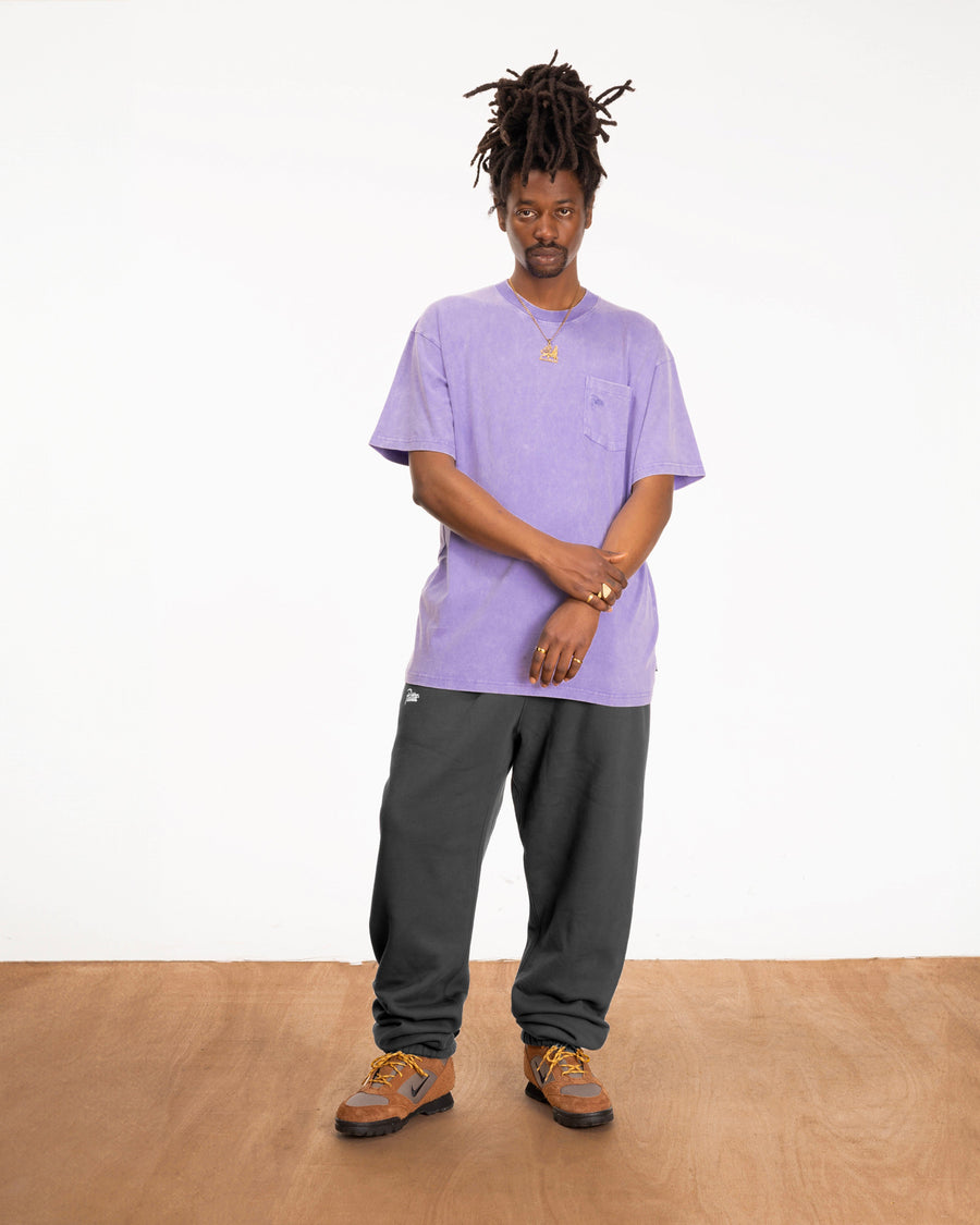 Patta Basic Washed Pocket T-Shirt - Paisley Purple