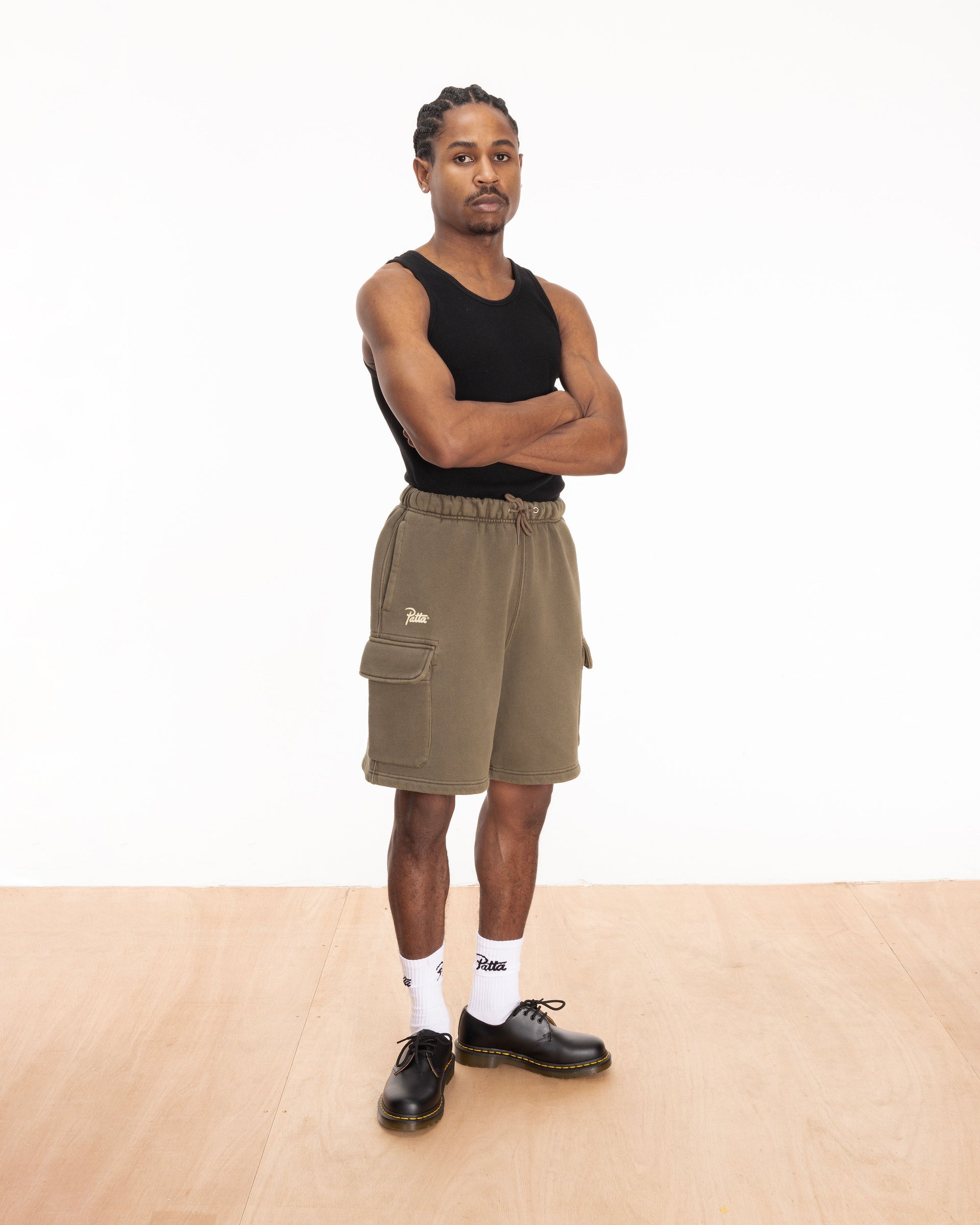 Patta Classic Washed Cargo Jogging Shorts