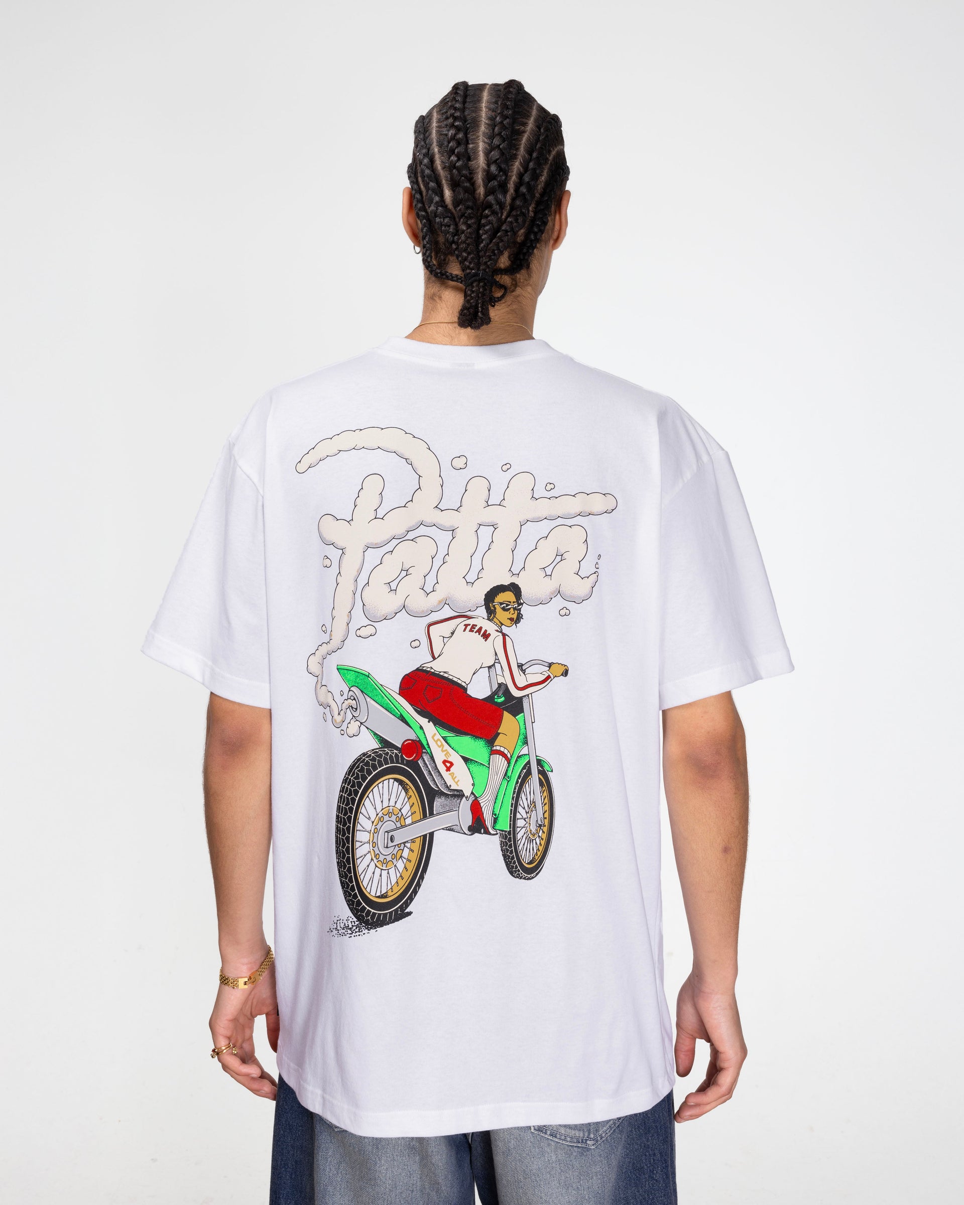 Patta Biker T-Shirt (White)