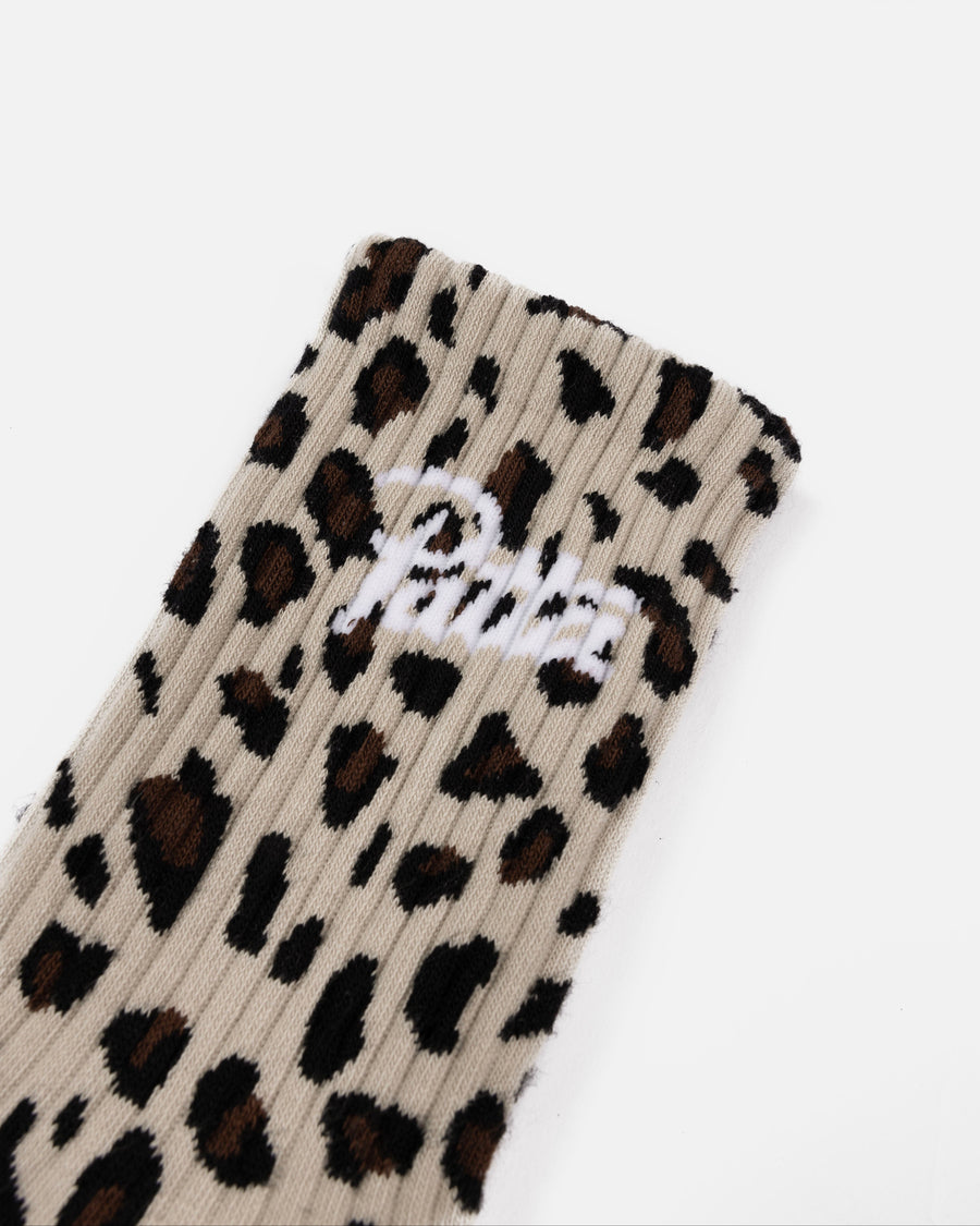 Patta Leopard Script Logo Sport Socks (1 Pack) - Multi