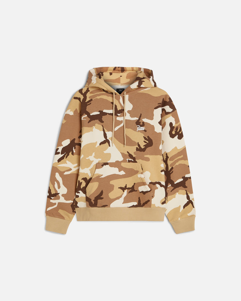 Patta Bark Woodland Camo Boxy Hooded Sweater (Sand Dollar)