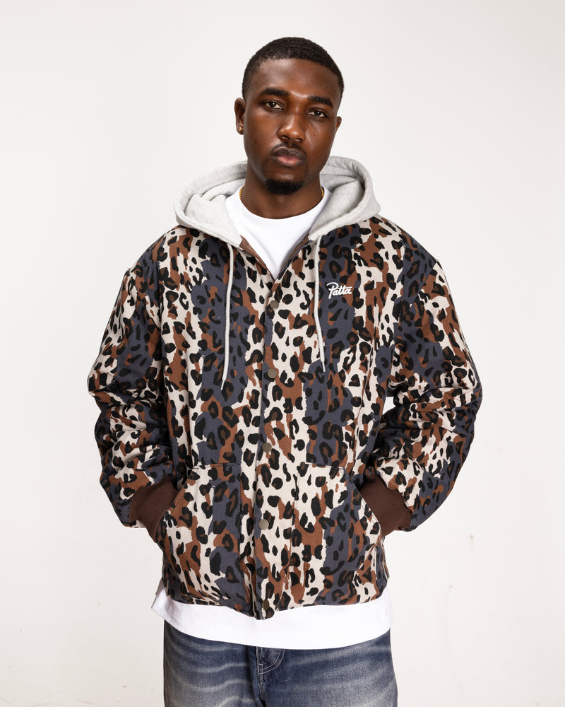 Patta City Leopard Reversible Bomber Jacket