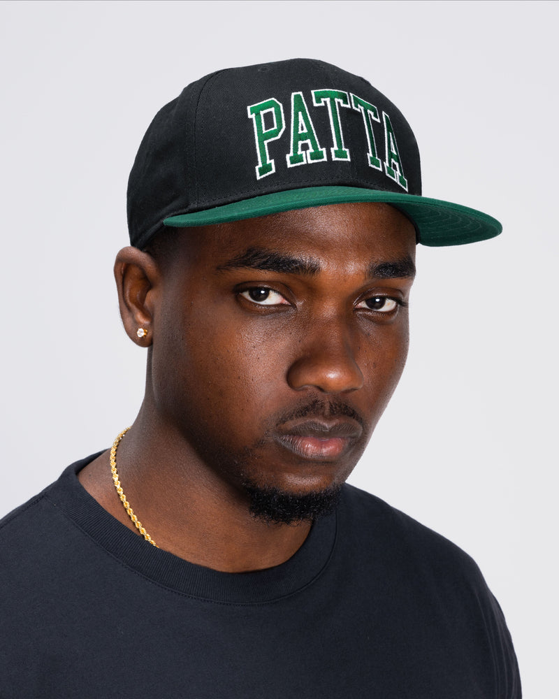 Patta Arc Logo Snapback Cap (Black)