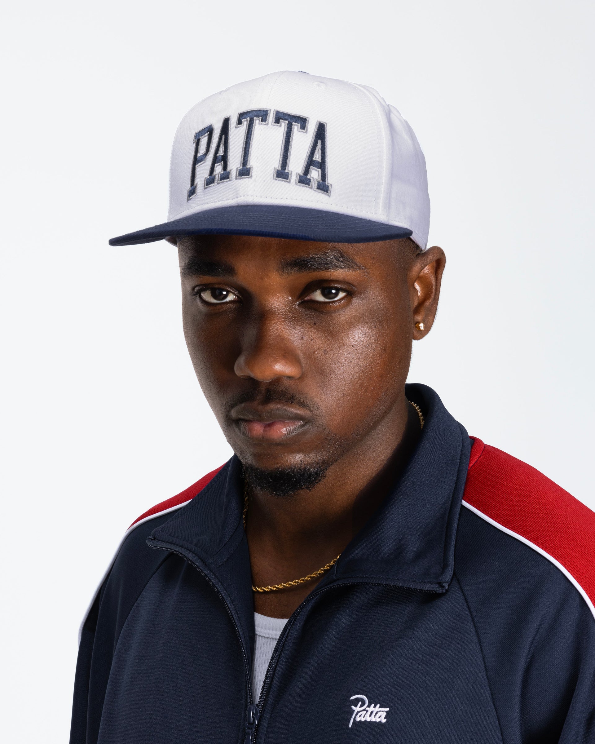 Patta Arc Logo Snapback Cap (White)