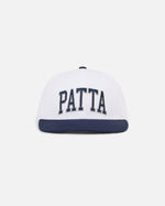 Patta Arc Logo Snapback Cap (White)