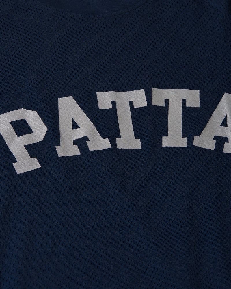 Patta Arc Logo Mesh Longsleeve Jersey (Black Iris)